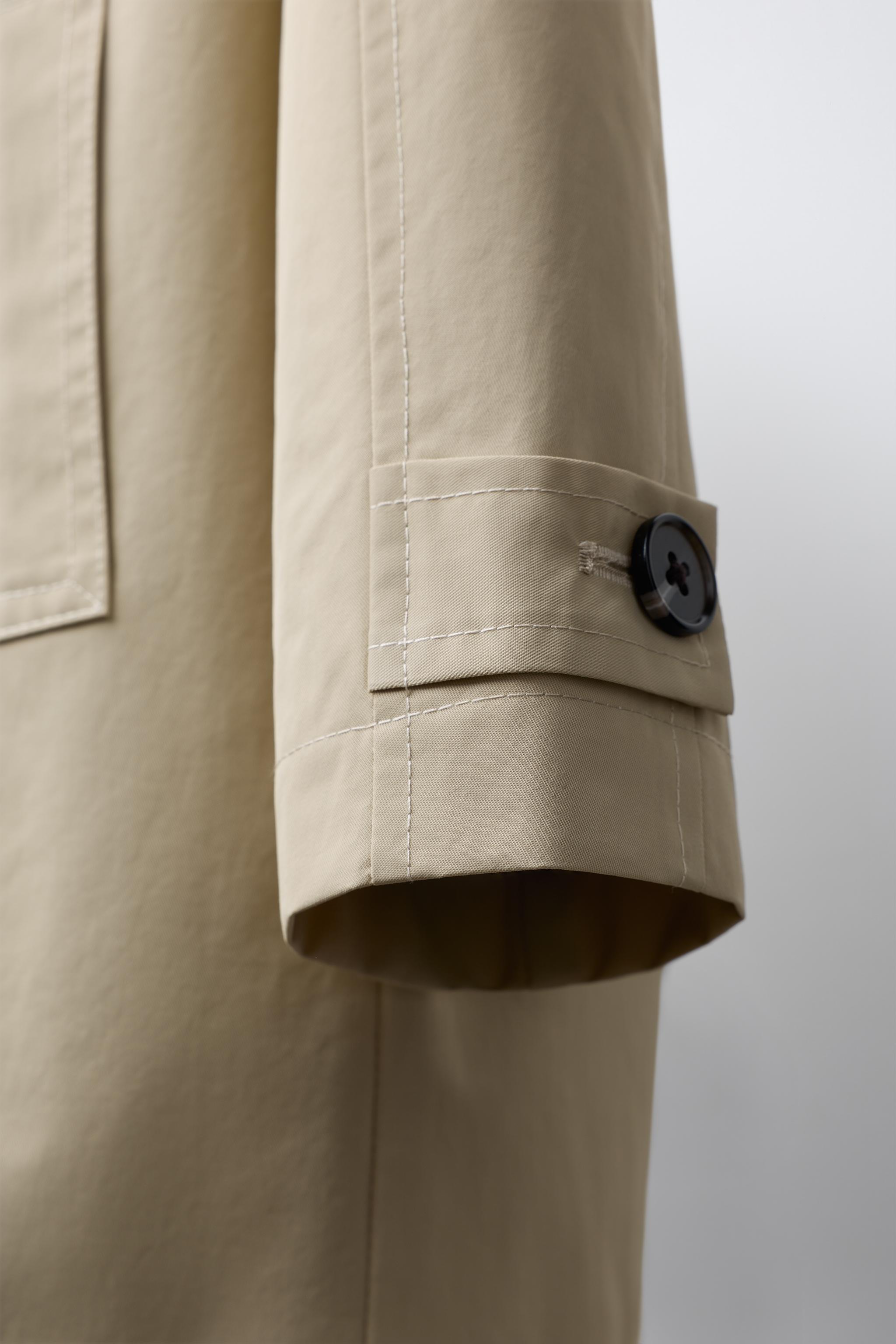 WATER REPELLENT LONG TRENCH COAT BENSIMON ® X ZARA
